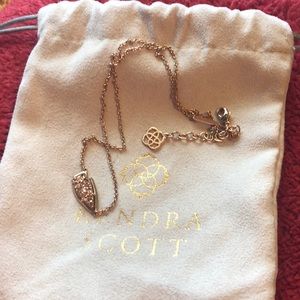 Kasey Arrowhead Pendant in Gold